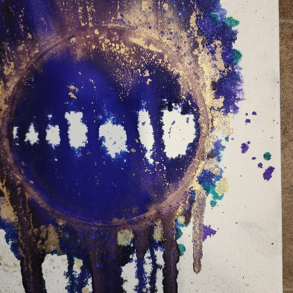 HANDCRAFTED Abstract Painting HANDPAINTED Artwork HANDMADE Wall Art Decor - Picture 8 of 17